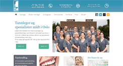 Desktop Screenshot of galleriosloklinikken.no